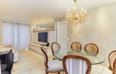 Linda apartamento de 3 quartos com suíte com 80 m² privativos no portão curitiba