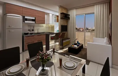 Apartamento 2 dormitórios 1 vaga residencial santorini vila guilherme