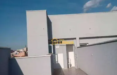 Cobertura com 2 dormitórios à venda, 91 m² por r$ 455.000,01 - parque das nações - santo andré/sp