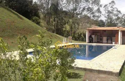 Chácara com 3 dormitórios à venda, 4500 m² por r$ 670.000,00 - monte negro - santa isabel/sp