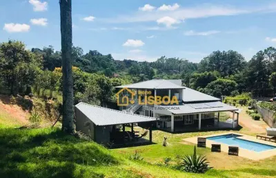 Chácara com 4 dormitórios à venda, 5000 m² por r$ 1.650.000,00 - parque agrinco - guararema/sp