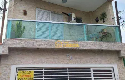 Sobrado com 3 dormitórios à venda, 100 m² por r$ 800.000,00 - vila nova manchester - são paulo/sp