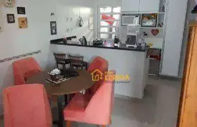 Sobrado com 2 dormitórios à venda, 117 m² por r$ 549.000,00 - vila camilópolis - santo andré/sp