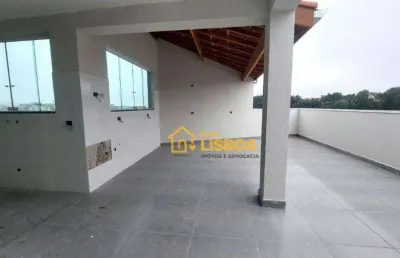 Cobertura com 2 dormitórios à venda, 102 m² por r$ 479.000,00 - jardim progresso - santo andré/sp