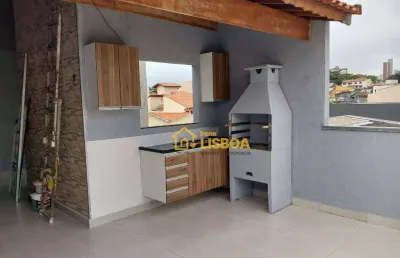 Cobertura com 2 dormitórios à venda, 88 m² por r$ 424.000,00 - vila alice - santo andré/sp