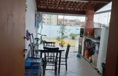 Cobertura à venda, 100 m² por r$ 550.000,00 - vila camilópolis - santo andré/sp