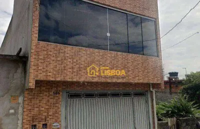 Sobrado com 2 dormitórios à venda, 300 m² por r$ 450.000,00 - jardim são bernardino - suzano/sp
