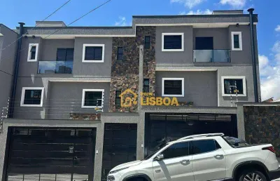 Sobrado à venda, 87 m² por r$ 605.000,00 - vila alzira - santo andré/sp