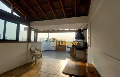 Cobertura à venda, 105 m² por r$ 549.000,00 - vila marina - santo andré/sp