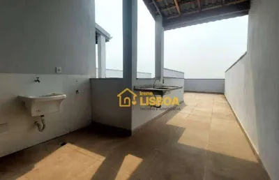 Cobertura à venda, 86 m² por r$ 414.000,00 - parque das nações - santo andré/sp