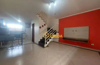 Sobrado à venda, 74 m² por r$ 419.000,00 - vila guarani - santo andré/sp