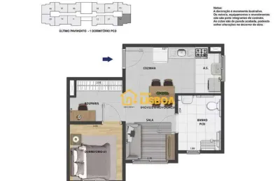 Apartamento com 2 dormitórios à venda, 38 m² por r$ 380.000 - tatuapé - são paulo/sp