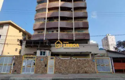 Kitnet com 1 dormitório à venda, 34 m² por r$ 249.900,00 - vila guilhermina - praia grande/sp
