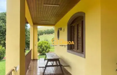 Chácara com 5 dormitórios à venda, 5000 m² por r$ 2.300.000,00 - tanque - atibaia/sp