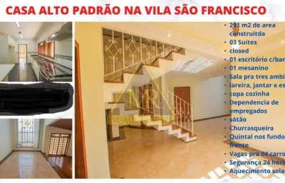 Vila sao francisco lindo sobrado impecavel aceita permuta