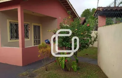 Casa com 2 dormitórios à venda, 131 m² por r$ 390.000 - travessão - caraguatatuba/sp