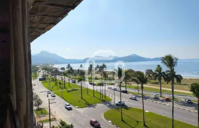 Apartamento frente mar com 3 dormitórios à venda, 158 m² por r$ 1.900.000 - indaiá - caraguatatuba/sp