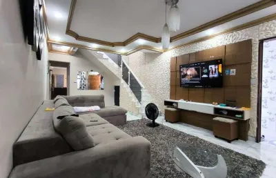 Casa com 4 quartos à venda na Rua Lina Maria Pasquali Iannelli, Vila Mirim, Praia Grande