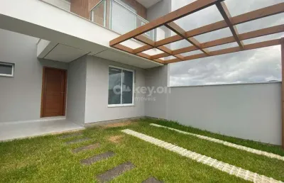 Casa geminada à venda, 2 quartos, 2 suítes, 1 vaga, monte castelo - tubarão/sc