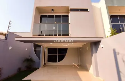 Sobrado com 3 suítes à venda, jardim pancera - toledo