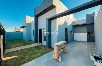 Casa de esquina para venda com 1 suíte + 1 quarto, jardim coopagro, toledo/pr