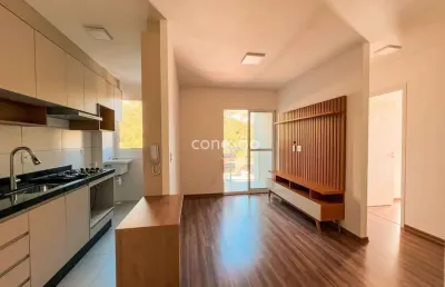 Apartamento semimobiliado para locação com 2 quartos, cozinha planejada, sacada com churrasqueira, vila industrial - toledo/pr