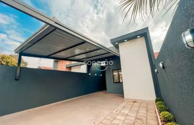 Casa semimobiliada para locação, com 1 suíte + 2 quartos, à 3 quadras da av. min. cirne lima, jd. coopagro - toledo/pr
