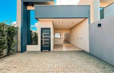 Casa com piscina para locação, com 1 suíte + 2 quartos, jd. pancera - toledo/pr