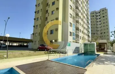 Apartamento para venda em serra, jardim atlântico, 2 dormitórios, 1 suíte, 2 banheiros, 1 vaga