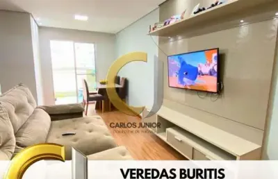 Apartamento para venda em serra, colina de laranjeiras, 2 dormitórios, 1 suíte, 2 banheiros, 1 vaga