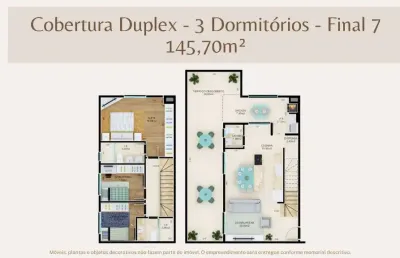 Cobertura com 3 quartos à venda na Rua José Izidoro Biazetto, 1629, Ecoville, Curitiba