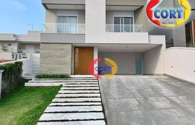 Casa com 4 dormitórios à venda, 272 m² por r$ 3.200.000,00 - residencial real park arujá - arujá/sp