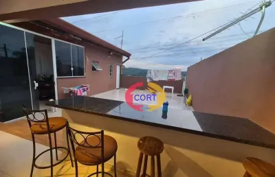 Sobrado para venda com 250 metros quadrados com 2 quartos em parque rodrigo barreto - arujá - sp