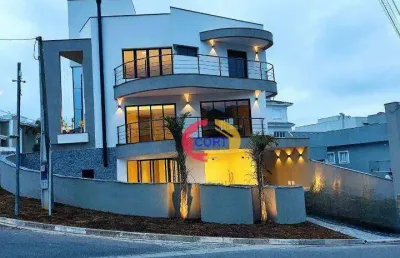 Casa de esquina contemporânea no real park em arujá!!