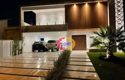 Casa moderna de 515m² toda mobiliada no condomínio arujá country club!!!