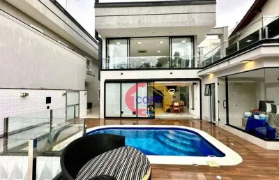 Casa com 4 dormitórios à venda, 750 m² por r$ 6.000.000,00 - arujázinho iv - arujá/sp