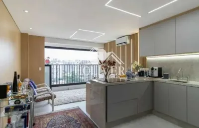 Apartamenbto exclusivo e mobiliado em  moema - sofisticação e conforto em um prédio novo!