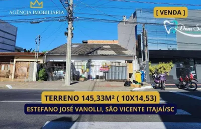 Terreno estefano josé vanolli são vicente itajaí/sc