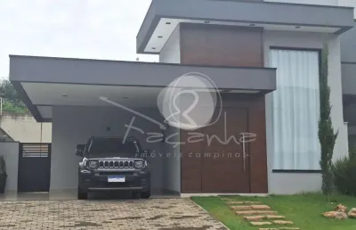 Casa a venda em condomínio fechado no bairro fazenda santa cândida em campinas - 3 quartos