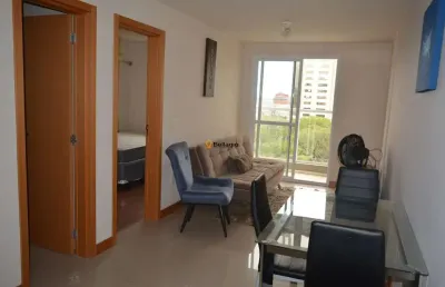 Apartamento totalmente mobiliado na principal avenida do centro de santa maria!