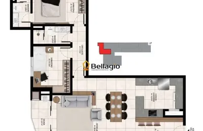 Apartamento 2 dormitórios à venda nossa senhora das dores santa maria/rs