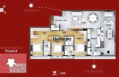 Apartamento 3 dormitórios à venda nossa senhora das dores santa maria/rs