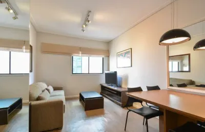 Apartamento tipo para venda em jardim paulista com 1 quarto, sendo 1 suíte, 50m²
