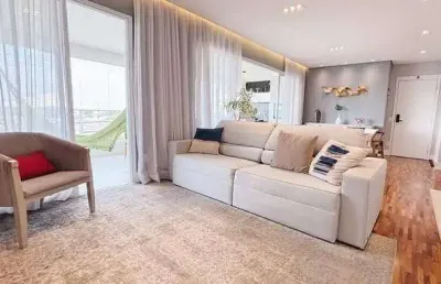 Apartamento tipo para venda em vila anastácio com 3 quartos, sendo 3 suítes, 134m²