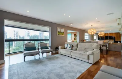Apartamento tipo para venda em panamby com 4 quartos, sendo 4 suítes, 192m²