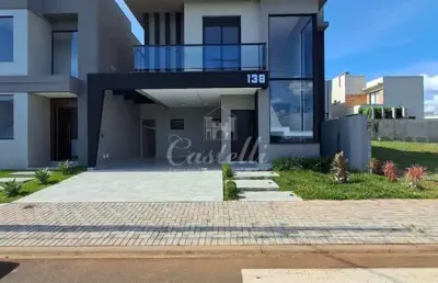 Casa mobiliada com 04 suítes a venda no condominio paysage domann
