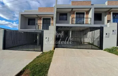Sobrado novo à venda, jardim carvalho, ponta grossa - pr
