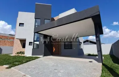 Casa à venda, no condominio paysage domann em uvaranas, ponta grossa - pr