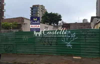 Terreno comercial para alugar na Rua Medeiros de Albuquerque, 159, Oficinas, Ponta Grossa