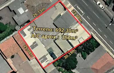 Terreno comercial à venda,692.30 m , oficinas, ponta grossa - pr